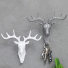 Крючок настенный 3D &quot;Олень&quot; серый