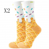 Носки унисекс Ванильное мороженое