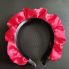 Ободок для волос бордовый