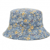 Панама принт Полевые цветы. Синий