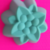 Силиконовые формы для кексов 6 шт, Цветок с листьями